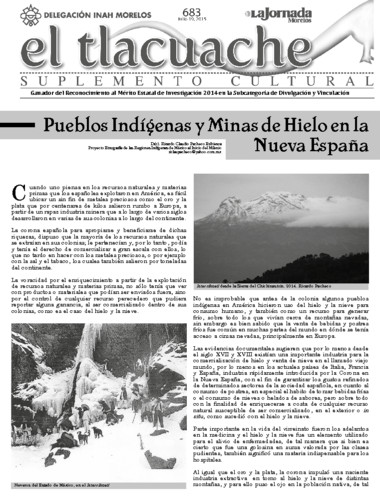 El Tlacuache Núm. 683 (2015)