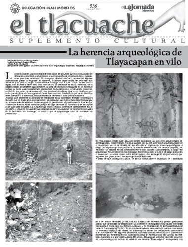 El Tlacuache Núm. 538 (2012)