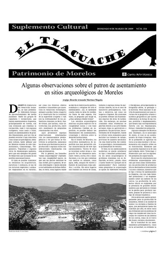 El Tlacuache Núm. 354 (2009)