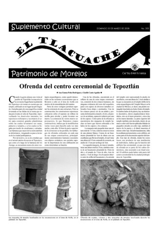 El Tlacuache Núm. 305 (2008)