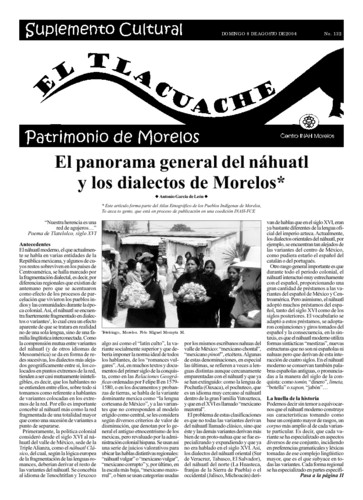 El Tlacuache Núm. 132 (2004)