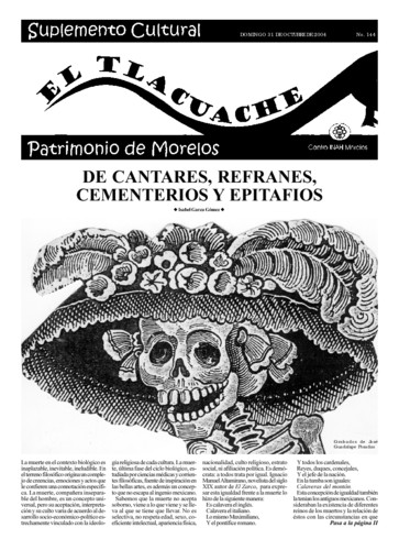 El Tlacuache Núm. 144 (2004)