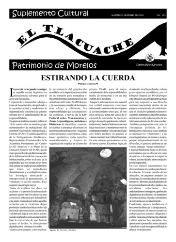 El Tlacuache Núm. 153 (2005)