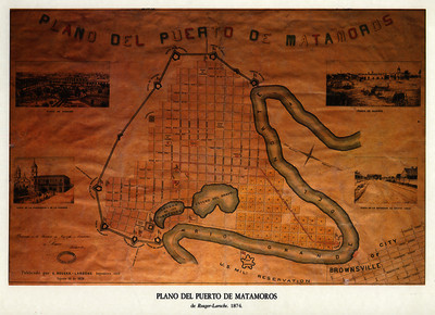 Plano del puerto de Matamoros