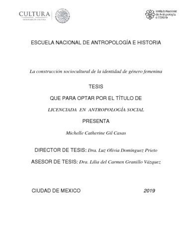 La construcción sociocultural de la identidad de género femenina