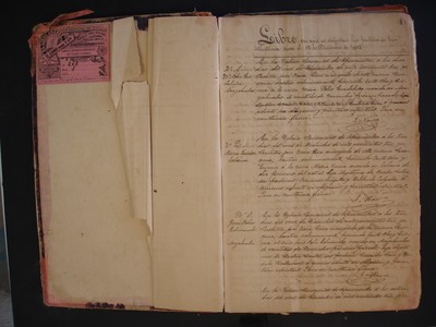 Libro de bautismos de hijos naturales No. 1