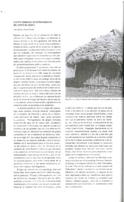 Cuarto Seminario de Petrograbados del Norte de México