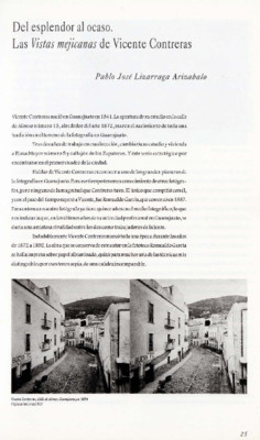 Del esplendor al ocaso. Las Vistas mejicanas de Vicente Contreras
