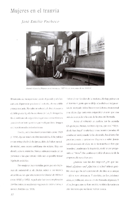 Mujeres en el tranvía