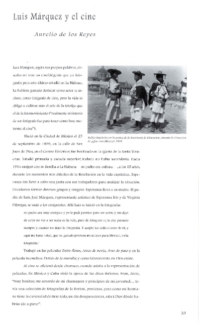 Luis Márquez y el cine
