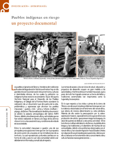 Pueblos indígenas en riesgo un proyecto documental