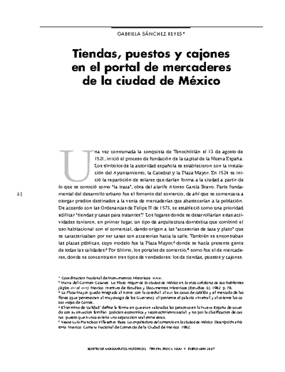 Tiendas, puestos y cajones en el Portal de Mercaderes de la Ciudad de México