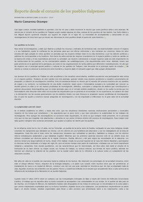Reporte desde el corazón de los pueblos tlalpenses