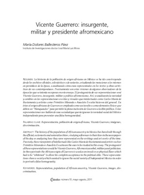 Vicente Guerrero: insurgente, militar y presidente afromexicano