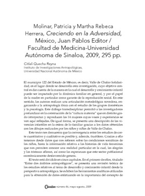 Creciendo en la adversidad