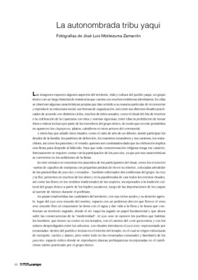 La autonombrada tribu yaqui