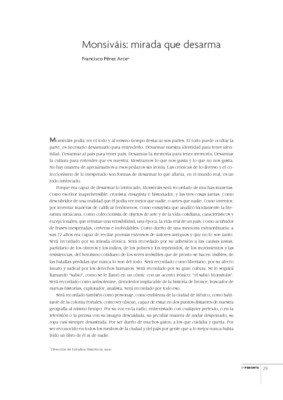Monsiváis: mirada que desarma