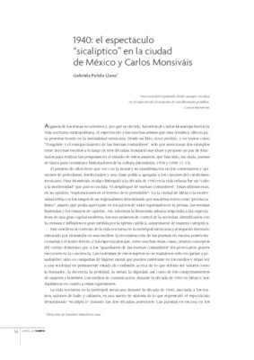 1940: el espectáculo “sicalíptico” en la ciudad de México y Carlos Monsiváis