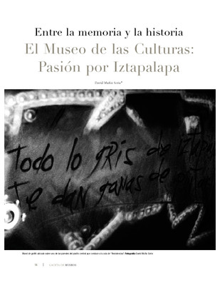 Entre la memoria y la historia. El Museo de las Culturas: Pasión por Iztapalapa.