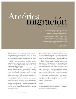 América migración