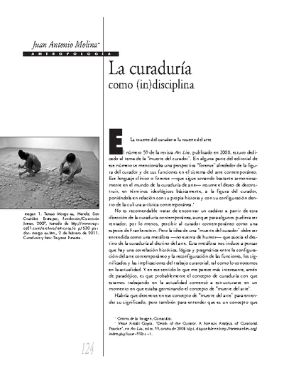 La curaduría como (in)disciplina