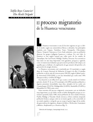 El proceso migratorio de la Huasteca veracruzana