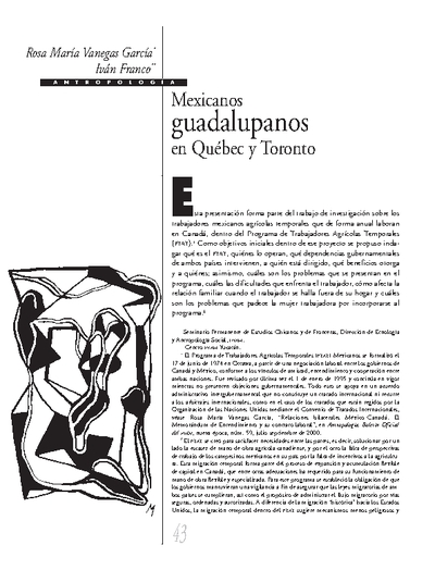 Mexicanos guadalupanos en Québec y Toronto