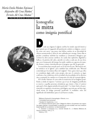 Iconografía: la mitra como insignia pontifical