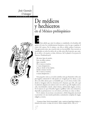 De médicos y hechiceros en el México Prehispánico