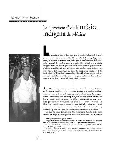 La "invención" de la música  indígena de México