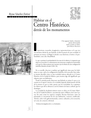 Habitar en el Centro Histórico, detrás de los monumentos