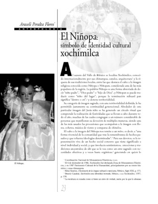El niñopa: símbolo de identidad cultural xochimilca