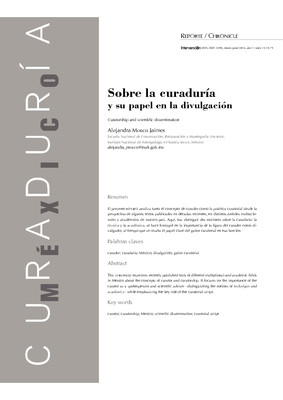 Sobre la curaduría y su papel en la divulgación