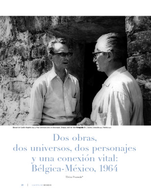 Dos obras, dos universos, dos personajes y una conexión vital: Bélgica-México, 1964