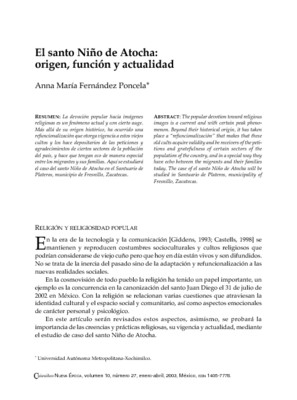 El santo Niño de Atocha: origen, función y actualidad