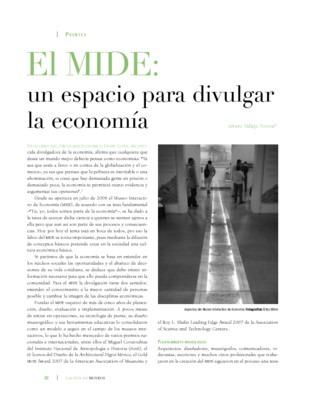 EL MIDE: un espacio para divulgar la economía