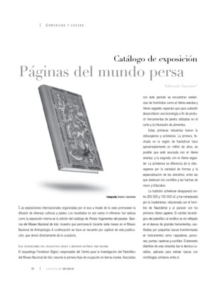 El catálogo de Persia: fragmentos del pasado