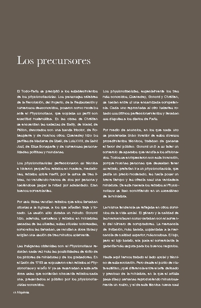 Los precursores