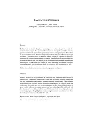 Decollavi historiarum