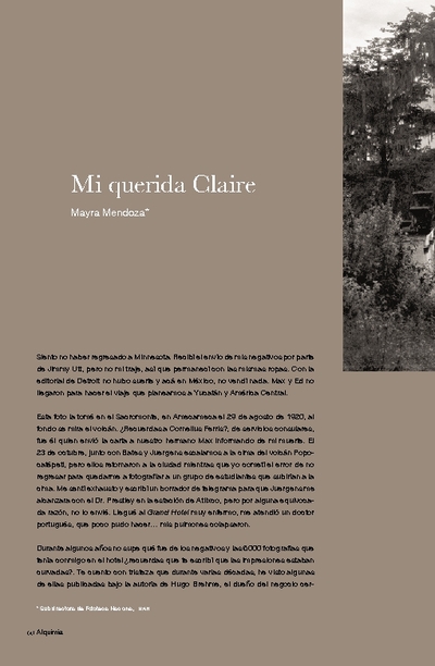 Mi querida Claire