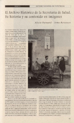 El Archivo Histórico de la Secretaría de Salud. Su historia y su contenido en imágenes