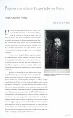Preguntas a un fotógrafo. Françoise Aubert en México