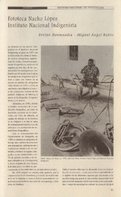 Fototeca Nacho López Instituto Nacional Indigenista