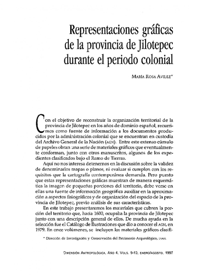 Representaciones gráficas de la provincia de Jilotepec durante el periodo colonial