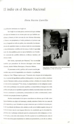 El indio en el Museo Nacional