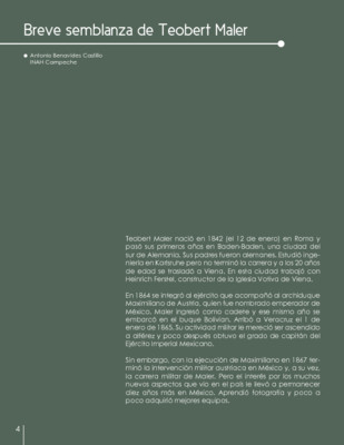 Breve semblanza de Teobert Maler