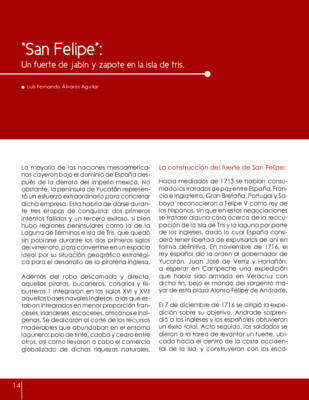“San Felipe”: Un fuerte de jabín y zapote en la isla de tris