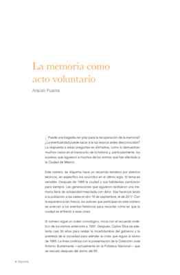 La memoria como acto voluntario