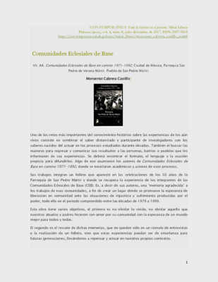 Comunidades Eclesiales de Base