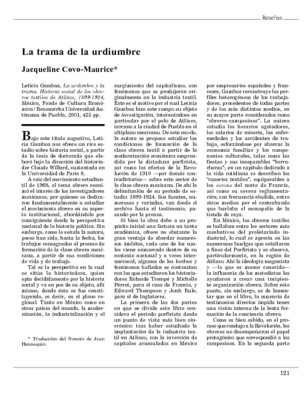 La trama de la urdiumbre
